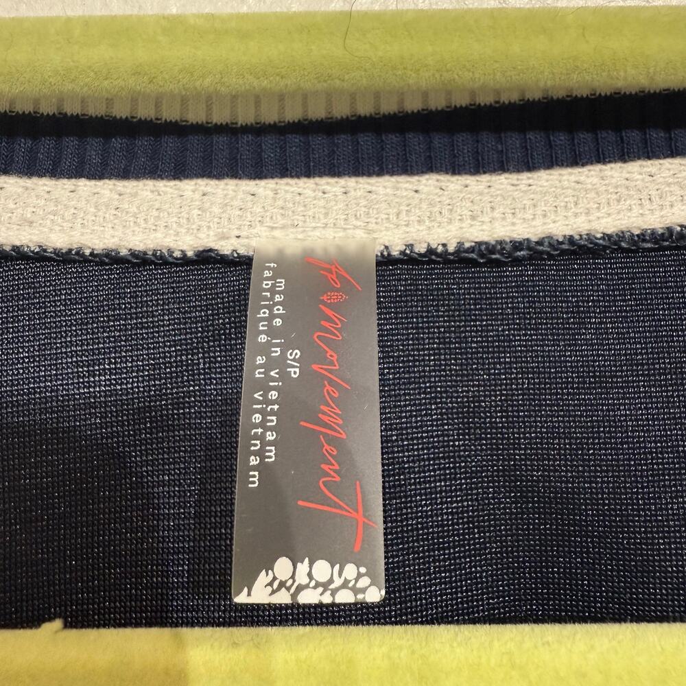 Free People Movement Navy Combo Happy Camper Tee Shirt Maxi Dress Sz S - Picture 5 of 12